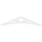 Ekena Millwork Pitch Wellington Architectural Grade PVC Gable Pediment, 60"W x 12 1/2"H x 1"P (5/12) GPP060X013X100WEL - alternate 3